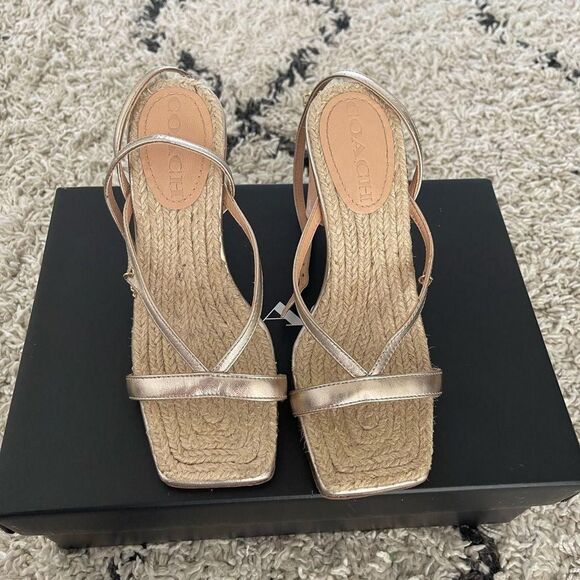 Coach Women's Silver and Gold Courts - Picture 3 of 7